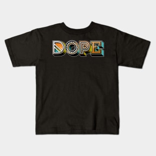 “typo-GRAPHIC-all” Dope Kids T-Shirt